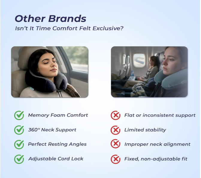 Neck pillow & eye mask