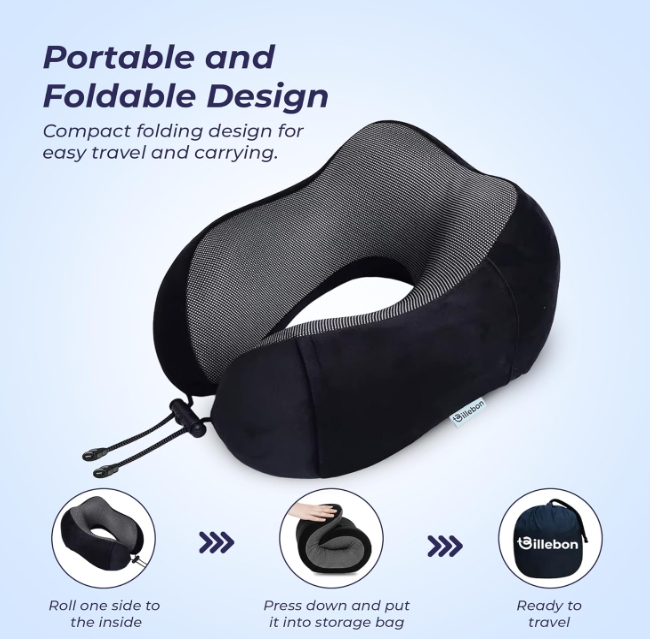 Neck pillow & eye mask